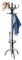 CASART Floor Standing Hat Coat Scarf Stand Hanger with 6/12 Hooks, Umbrella Stand Hall Tree Rack for Hallway Bedroom Home Office (Black, 12 Hooks+Umbrella Stand)
