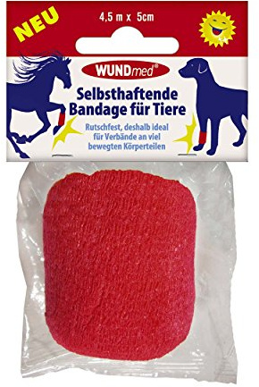 Wundmed Selbsthaftende Bandage für Tiere 4,5m x 5cm Farbe variiert, 3er Vorteilspack