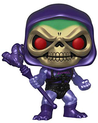 FUNKO - Masters of The Universe-Serie 2-Skeletor with Battle Armor Exclusive (Metallic) Figurine, Mehrfarbig, 34927