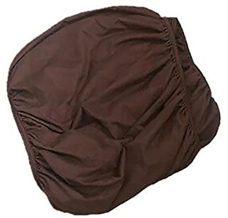 Belledorm Faux Suede Divan Base Wrap (19in) (Double) (Chocolate)