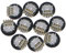 BIlinli 10 Stücke B103 16x2mm 10 Karat Ohm Doppelkegelzifferblatt Volumen Rad Duplex Potentiometer