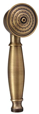 Rame Antico Bagno Palmare Soffione Doccia for Doccia Rubinetto Hand Held Shower Head for Rubinetto del Bagno Spray (Color : Antique)