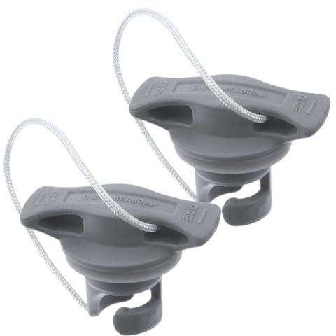 BESPORTBLE Schlauchboot Ventil - 2st Drehbare Motorhaube Kajak Ventilkappe Luftkappe Für Boote Sup Ventil Schleppbarer Rohrstopfen Beiboot Spiralstecker