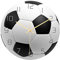 WINOMO Wand Fußball Uhr Fußball Wanduhr Sport Fußball Ball Druck Runde Acryl Wanduhr Schweigen Nicht Tickt Kunst Malerei für Kinder Schlafzimmer Wohnzimmer Büro Schule Wohnkultur Keine
