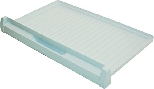 MyApplianceSpares Fridge Freezer Ice Bank Drawer Pull Out Tray 430 x 250 mm White for BEKO Refrigerator CFD640B CXF6114S