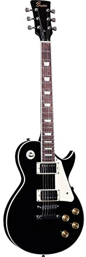 Beaton Hero-BK - E-Gitarre mit 2 Humbuckern in Schwarz