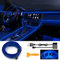 Striscia LED Auto Interni, 5m/16.4ft Tubo Flessibile per Luce Al Neon per Finiture Auto Con Bordo Di Cucitura da 6 MM