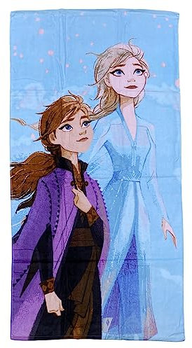 CARTOON Strandtuch Frozen Disney Baumwolltuch Strandtuch Schwimmbad 70 x 140 cm