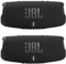 JBL Charge 5 - Waterproof Portable Bluetooth Speaker - Black/Black (Pair)