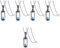 SHERCHPRY 5 Pièces Collier Sablier Retourneur De Temps Bijoux De Sablier Vintage Collier Pendentif Sablier Bijoux Sablier Accessoires Ancien Acier Au Titane Homme