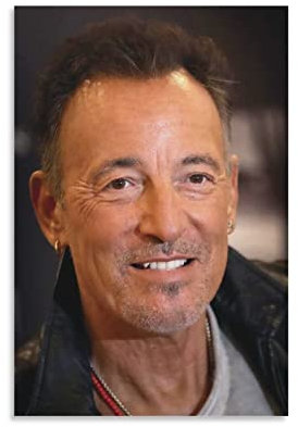 RAAMKA Malerei auf Leinwand Senza Cornice Bruce Springsteen-45 Poster and Wall Art Modern Family bedroom Decor 30x50cm