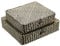 IGNPION Seagrass Storage Baskets with Lid, Set of 2 Flat Wicker Storage Box, Bathroom Shelf Storage Box Tabletop Decorative Organizer Basket Multipurpose Storage Hamper for Living Room, Kitchen