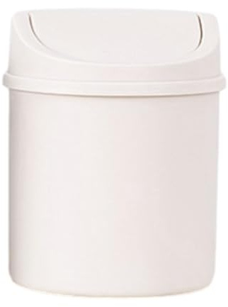 Huayeex Tischabfalleimer Klein Mit Deckel, Desktop Mülleimer, Winzige Papierkorb-Mülltonnen, Kompaktes Design Mit Schwingdeckel, Für Den Schreibtisch