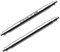 masar Durchmesser 1,5 bis 1,6 mm, Premium Edelstahl 316L (Abstand 6 mm bis 46 mm) – Pumpen, Federstege für Uhrenarmbänder – 2 Stück, 151 Watt, 23mm