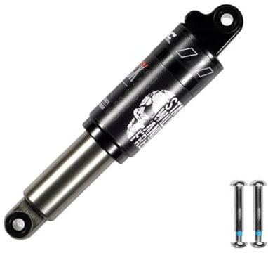 Fahrrad DäMpfer MTB Fahrrad Stoßdämpfer Hinten Schock Lockout 120/125/150/165/185/190/200mm Radfahren Einteiliges Öl Frühling Stoßdämpfer Fahrrad Teile FahrraddäMpfer Komponenten(200mm 1000)