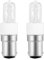 SCNNC Lampadina B15 AC230V Dimmerabile, Bianca Calda 2700K 1100LM, Baionetta Lampadine B15d per Plafoniera, Lampada a Muro, Luce dell'armadio, 2 Pezzi
