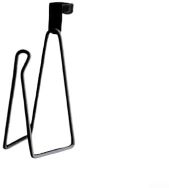 Schlanker und funktionaler Toilettenpapierhalter zum Aufhängen, perfekt für jede Einrichtung (schwarz)