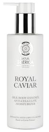 Natura Siberica Royal Caviar Silk Body Essence Anti‑Cellulite Moisturizer 200 ml – Anti‑Cellulite Körperpflege mit Kaviar‑Extrakt & Feuchtigkeit, straffende & glättende Lotion für geschmeidige Haut