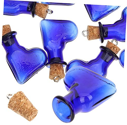 MAGICLULU 10 Stück Miniatur-glasflaschen Mit Korken Dekorative Gläser Für Bastel- Sand- Und Kunstbedarf