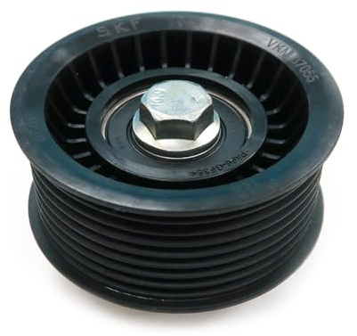SKF V-ribbed belt deflection/guide pulley VKM 37055, position at the top, height 84 mm, length 111 mm, width 111 mm, OE quality