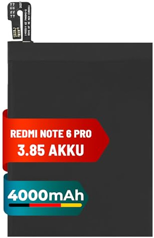 Mpsmobile® Akku BN48 für Xiaomi Redmi Note 6 Pro | 4000mAh | Zuverlässige Leistung und Langlebigkeit