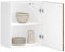 HOMTAKIE Armoire Murale de Cuisine Porto chêne fumé Bois d'ingénierie 1x Meuble Mural (1 Porte) 50 cm