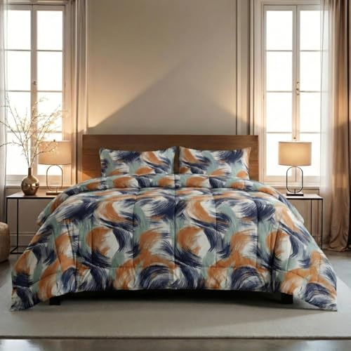 Zelesta Wonderbed Waschbare Bettdecke ohne bezug – Bettdecke & Bezug in einem | Waschbar & Trocknergeeignet | Antiallergisch, Atmungsaktiv & Temperaturregulierend (240x200 cm)