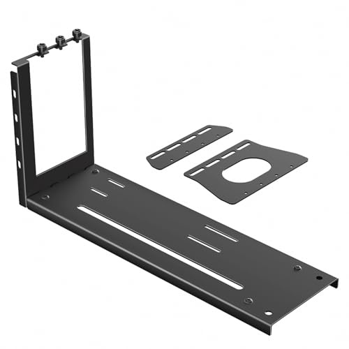 Kalttoy 3 Slot GPU Holder Graphics Card Stand Prevents Card Sagging Vertical Installation Heat Dissipation Metal Bracket Professional GPU Mount