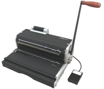 akiles coilmac-er Punch mit elektrischer 41 Plus Manuelle Coil Inserter, Special 4 x 5 mm Oval Löcher, vollständig aus/Ein Bel Pins, Buchstabe 4: 1 Teilung (0,6 cm), erweiterter Single Stanz Länge (33 cm)