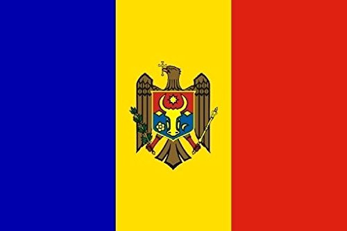 U24 Drapeau de la Moldavie 90 x 150 cm