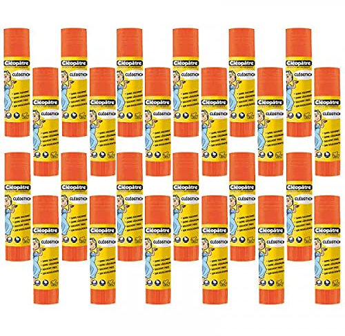 CLEOPATRE Lot de 24 Bâtons de Colle Cléostick en 8 gr