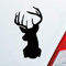 Hellweg Druckerei Hirsch Geweih Jäger Wild Tier Rudi Auto Aufkleber Sticker Heckscheibenaufkleber