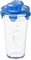 Glasslock, Shaker mit transparentem Deckel, Mess-Skala und Sieb, 450ml (bis 300ml beschriftet)