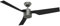 HUNTER FAN Ventilateur de Plafond Cabo Frio 132 cm pour Intérieur et Extérieur, avec Commande Murale, 3 Pales Réversibles Couleur Noir Mat, pour Été et Hiver, Modèle 50638