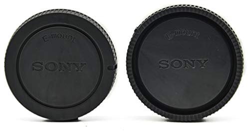 PROtastic Spare Replacement Rear E-Mount Lens Cap & Body Cap For Sony NEX Cameras (ALC-B1EM / ALC-R1EM)
