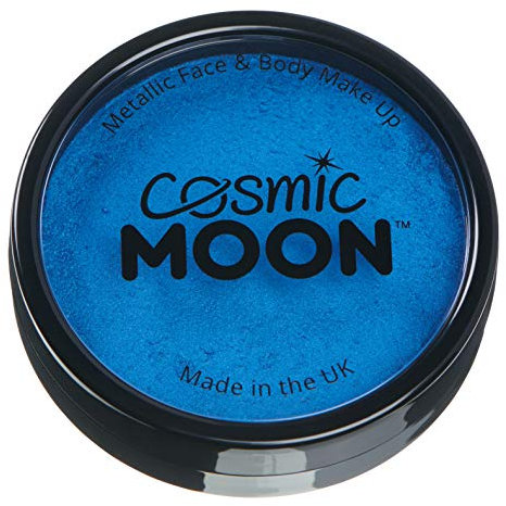 Cosmic Moon - Pintura facial profesional metálica activada por agua - Azul