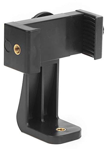 Topiky Tragbarer Handy-Clip, um 360 Grad drehbare Universalität Selfie-Stick Stativhalterung zum Verriegeln der Live-Broadcast-Klemme, für 4-6,8in Mobiltelefon