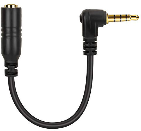 Yosoo Health Gear TRS zu TRRS Konverterkabel, 3,5 mm Kopfhörer-Mikrofon-Adapterkabel für Smartphone