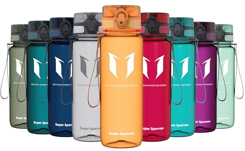 Sparrow Water Bottle 500ml/750ml/1L BPA-Free Tritan Drinks Bottle One-Click