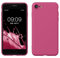 kwmobile Handyhülle für iPhone SE 2022 Hülle/iPhone SE 2020 / iPhone 8 / iPhone 7, für iPhone SE Hülle - Schutzhülle für kabelloses Laden - Case in Himbeer Pink