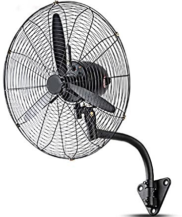 Wall Fan Ventilador Industrial De Pared Oscilante Inclinación Ajustable 3 Velocidades Ventilador Oscilante Metal Comercial Con Soporte A Pared Ventilador Eléctrico De Pared