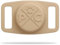 Pup Culture Airtag Hundehalsband-Halter, Airtag-Schutzhülle für Hundehalsband, wasserdichte Airtag-Schleife für GPS-Hunde-Tracker, Airtag-Pet, Hunde-Airtag-Halter (hellbraun)