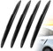 4Pcs Car Door Anti-Collision Strip - Edge Protection Strip - Front and Rear Door Bumper Guard - Fit for Most Cars (14.5 * 1.5 * 0.66 cm)