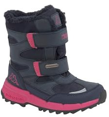 Kappa Unisex Kinder Stiefel Winterschuh gefüttert Jugendliche 260903T Navy/Pink, Schuhgröße:37 EU
