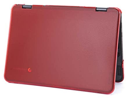 mCover Case Compatible with11.6 Lenovo Chromebook 300E G3 / 500E Gen 3 Convertible Laptop ONLY (NOT Compatible for Other Models) - Red