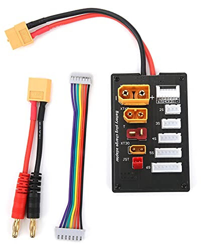 Parallel-Ladeplatine, 4,0-mm-Kopf XT30 XT60 XT90 T JST-Stecker Parallelplatine für IMAXB6/B6AC IDST-Ladegerät