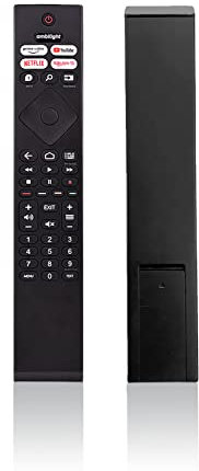 JISOWA Replacement Remote Control Universal for Philips Ambilight 4K Ultra UHD HDR OLED Smart TVs 43/50/55/65/70/75PUS7906 7956 55OLED706 65OLED706 Series