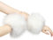 Pulswärmer Fell Manschetten Warmers Handgelenk Handschuhe,Fell Stulpen Damen Faux Pelz Armstulpen Kunstfell Fellstulpen Ring Cuffs Wärmer für Frauen