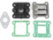KIMISS Vergaser, Pocket Bike Vergaser 2 Takt 49 Cc Reed Ventil Reeds Block Boite A Clapet Kit Zulassung Tuning Vergaser Flansch