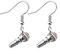 Microphone Charm Earrings Music Jewelry Musician Gifts for Singer Karaoke Gifts Music Teacher Gift (Microphone earrings eu)